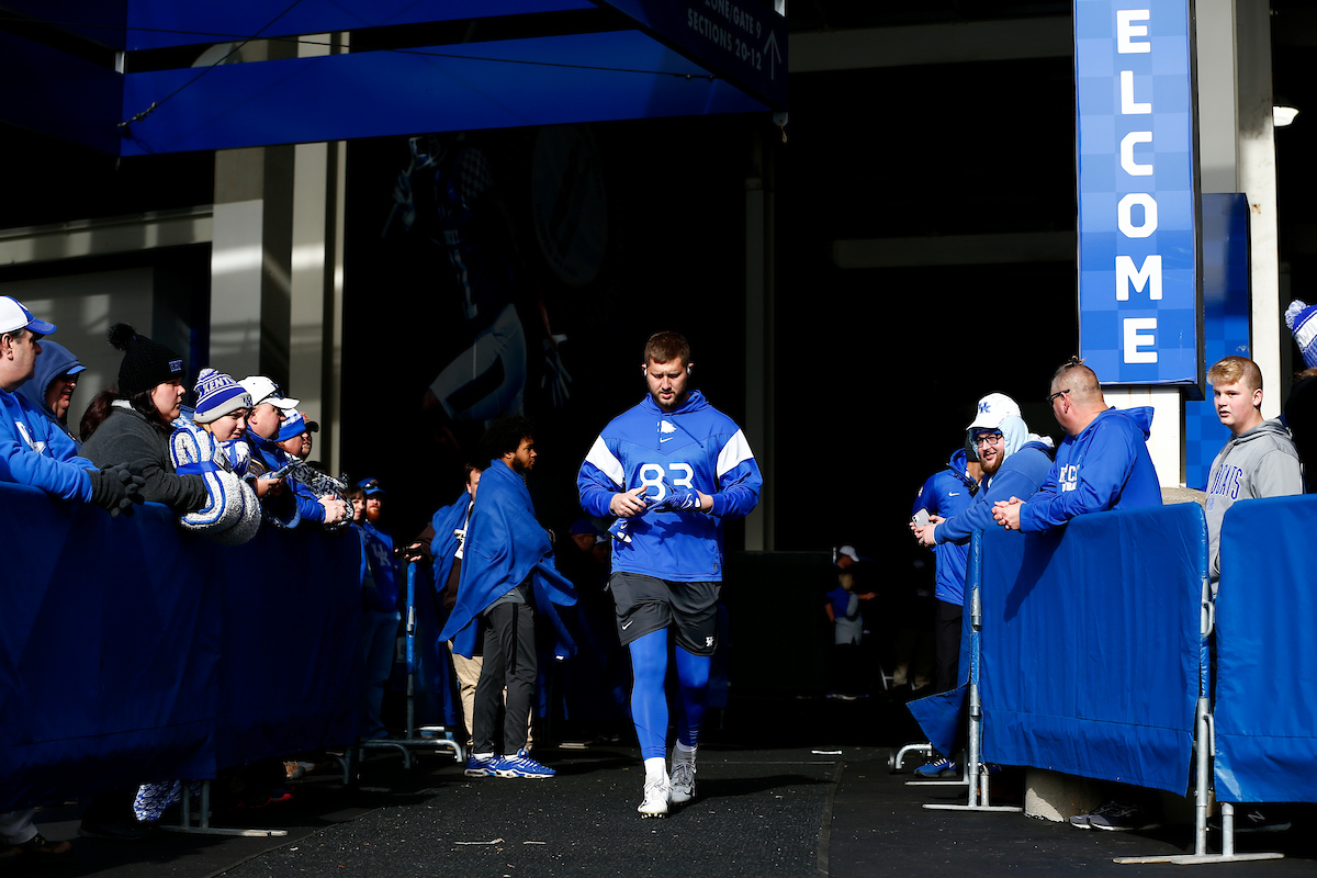 Justin Rigg. 

Kentucky beat New Mexico State 56-16.

Photo By Barry Westerman | UK Athletics