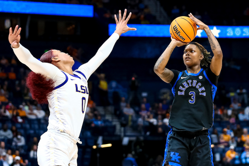 Jazmine Massengill.

Kentucky beats LSU 78-63 at the quarterfinals of the SEC Tournament.

Photo by Eddie Justice | UK Athletics