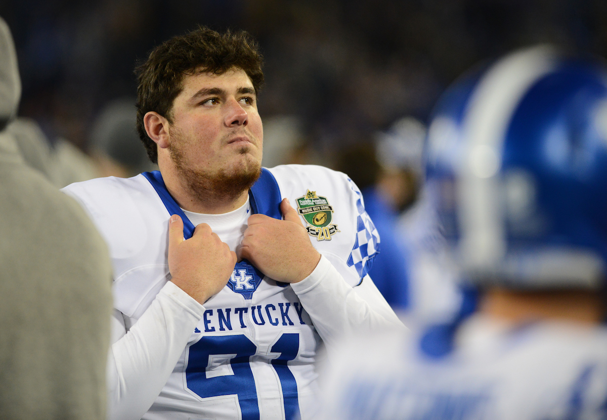 Calvin Taylor Jr.

The University of Kentucky football team falls to Northwestern 23-24 in the Music City Bowl on Friday, December 29, 2017, at Nissan Field in Nashville, Tn.