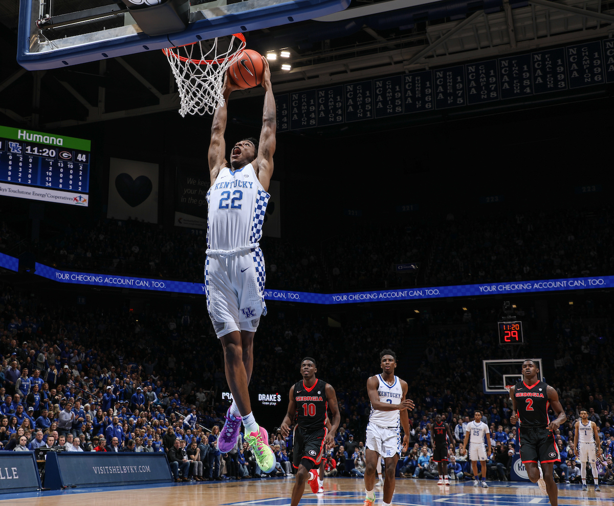 Shai Gilgeous-Alexander.

The University of Kentucky men's basketball team beat Georgia 66-61 on Sunday, December 31, 2017 at Rupp Arena in Lexington, Ky.

Photo by Elliott Hess | UK Athletics