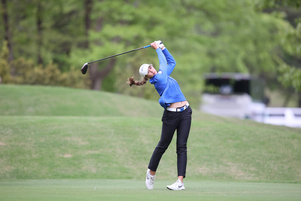 Marissa Wenzler at the 2021 SEC Women's Golf Championship at Greystone Golf & Country Club in Birmingham, Alabama.

Photo by Jimmy Mitchell/SEC.