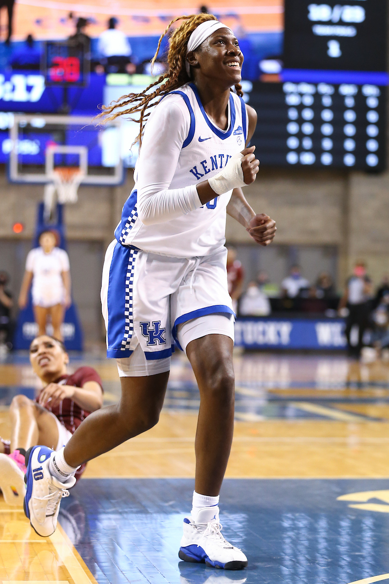 Rhyne Howard.

Kentucky loses to South Carolina 59-50.

Photo by Tommy Quarles | UK Athletics
