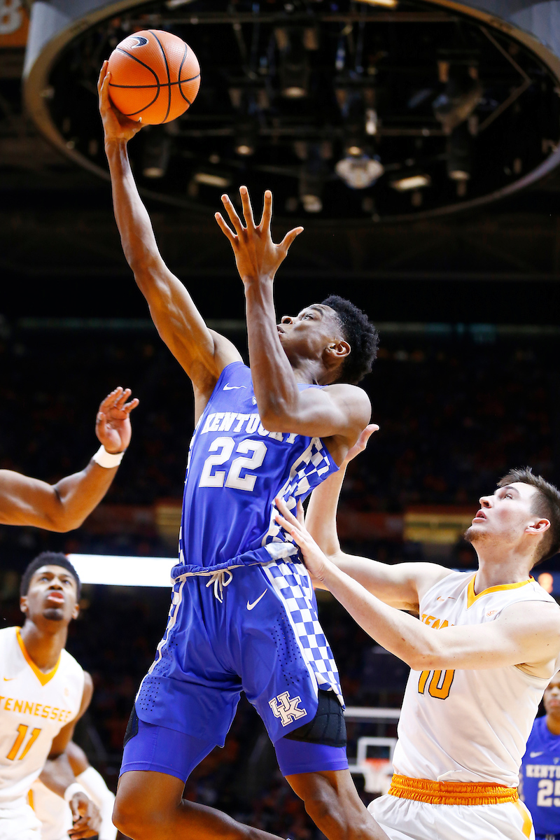 Shai Gilgeous-Alexander.

The University of Kentucky men's basketball team falls to Tennessee 76-65 on Saturday, January 6, 2018, at Thompson-Boling Arena in Knoxville, TN.

Photo by Chet White | UK Athletics