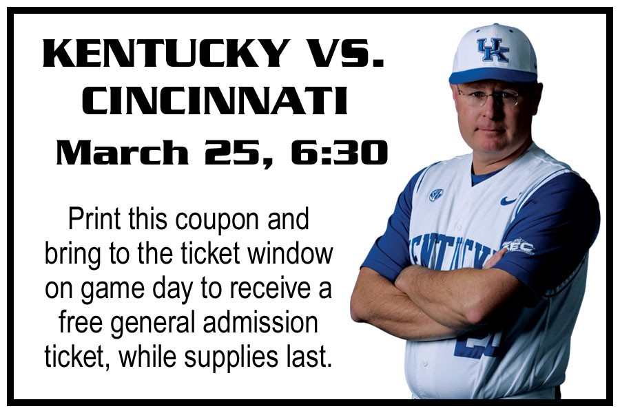 Baseball Puts Home Winning Streak on the Line, Hosts Cincy