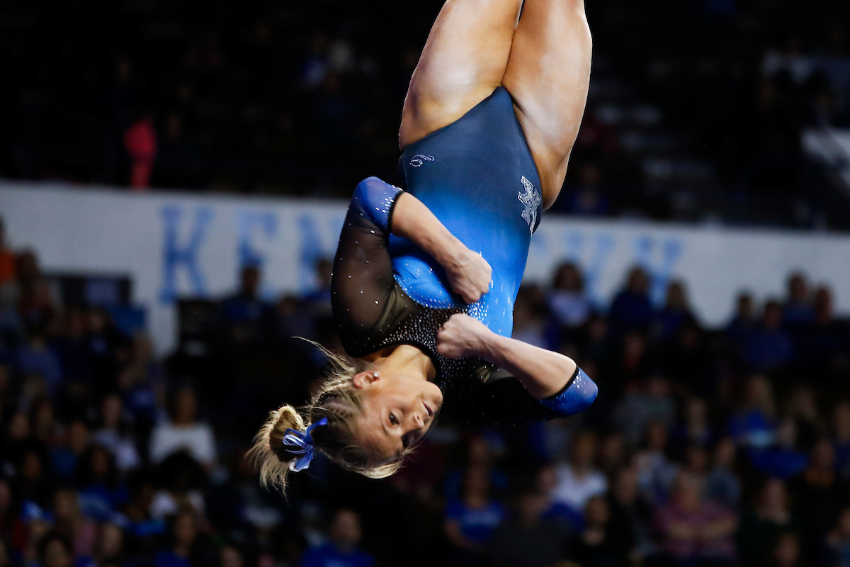 Mollie Korth.

The UK gymnastics team hosted #11 Auburn at Memorial Coliseum.

Photo by Chet White| UK Athletics