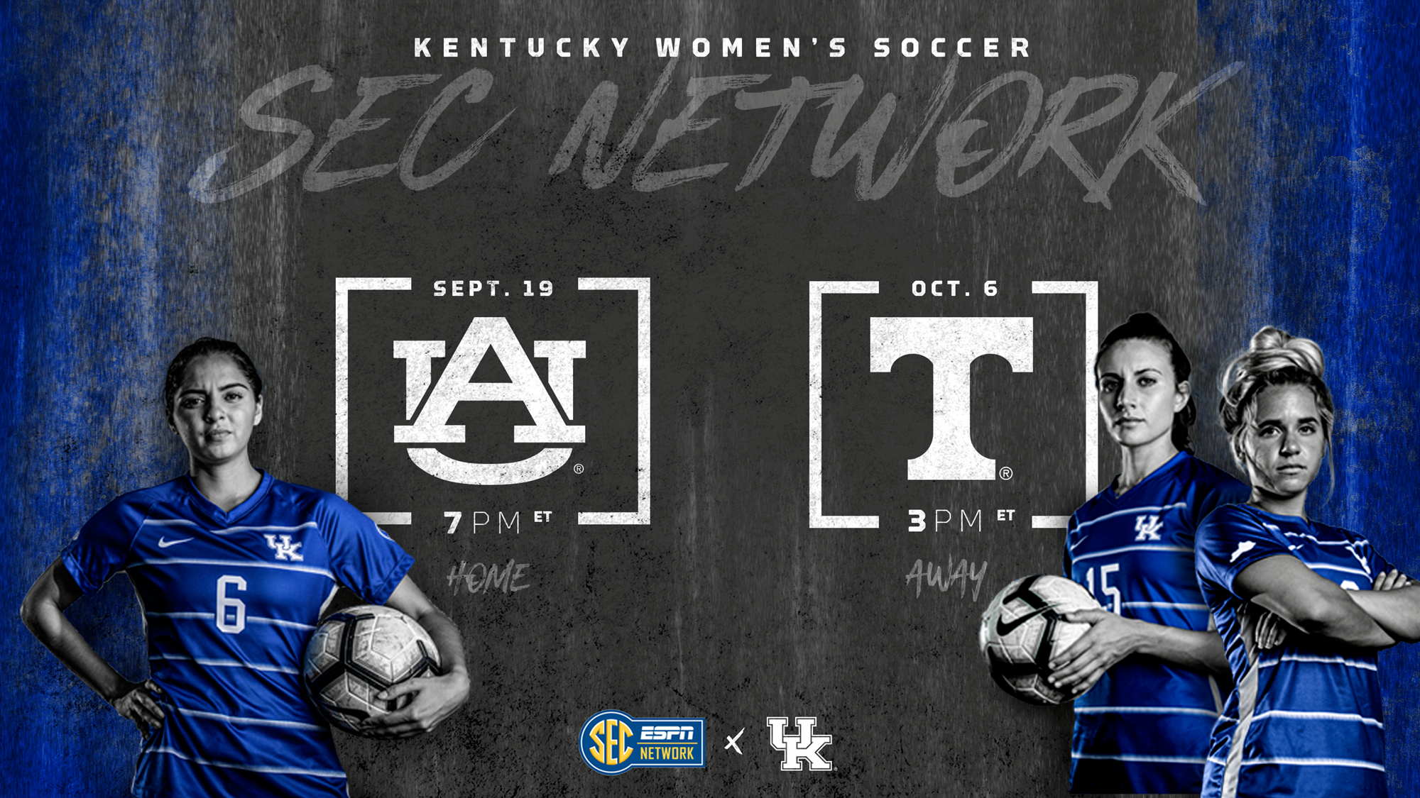 Kentucky Women’s Soccer to be Featured Twice on SEC Network