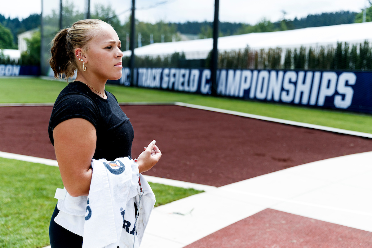 Jade Gates.

Shake out.

NCAA Track and Field Outdoor Championships.

Photo by Chet White | UK Athletics