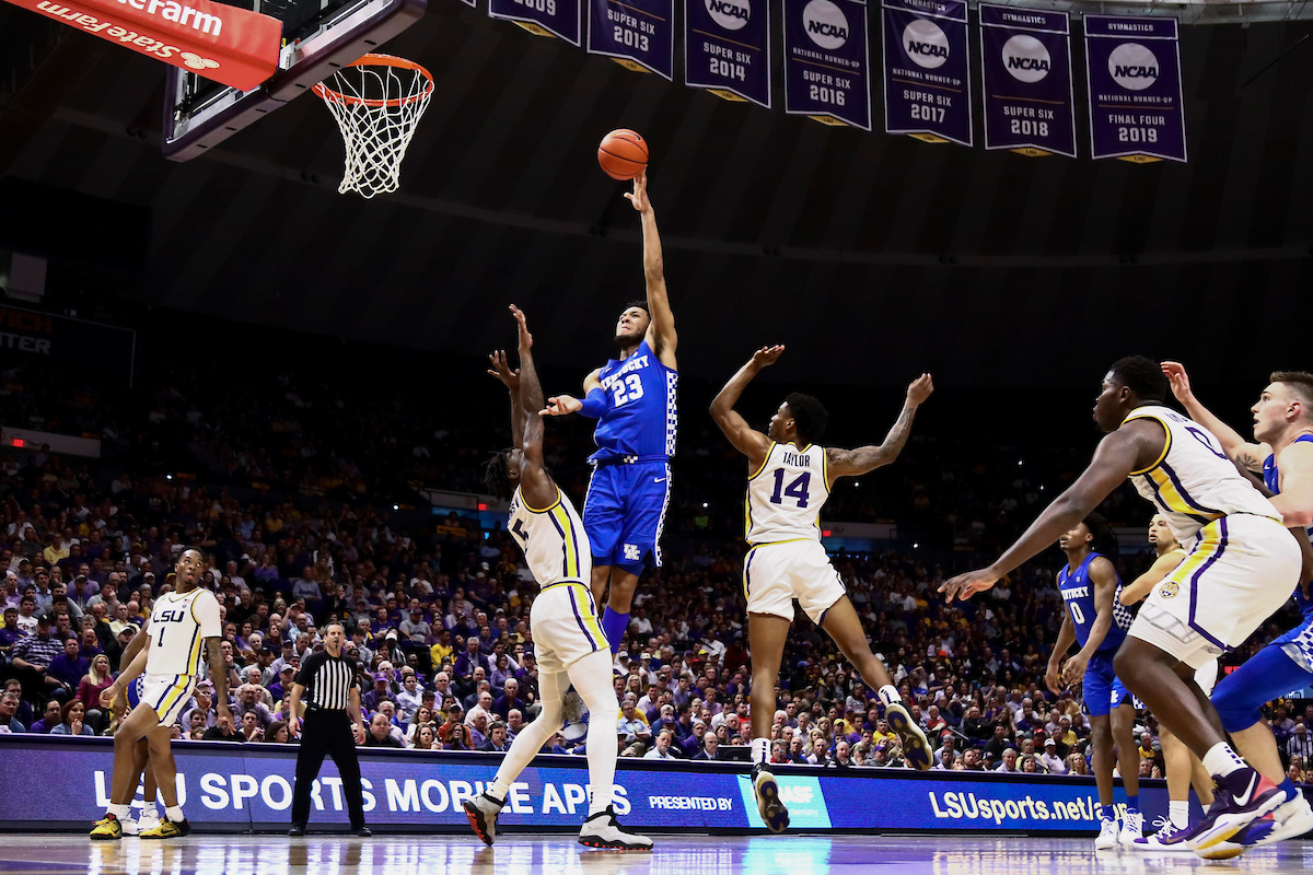 EJ Montgomery.

Kentucky beat LSU 79-76.

Photo by Chet White | UK Athletics