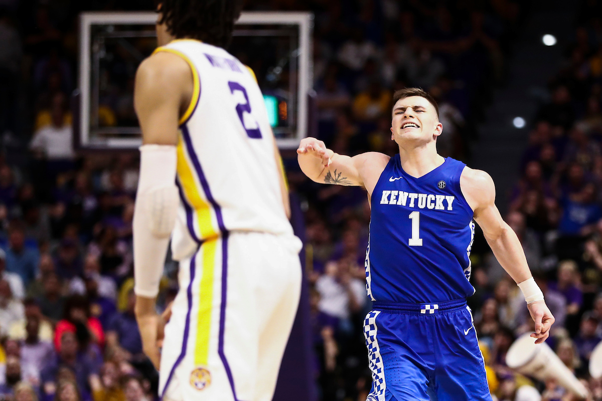 Nate Sestina.

Kentucky beat LSU 79-76.

Photo by Chet White | UK Athletics