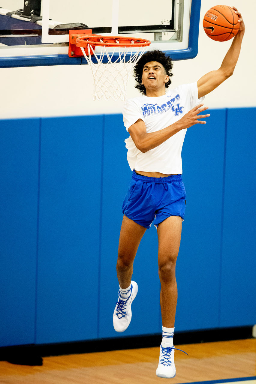 Jacob Toppin.

Kentucky menâ??s basketball workouts.

Photo by Chet White | UK Athletics