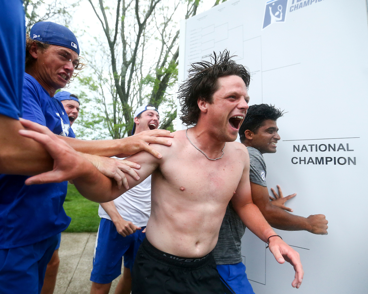 Liam Draxl, JJ Mercer, Heman Nama.

Kentucky defeats Wake Forest 4-2 in NCAA Tournament Sweet Sixteen.

Photo by Grace Bradley | UK Athletics