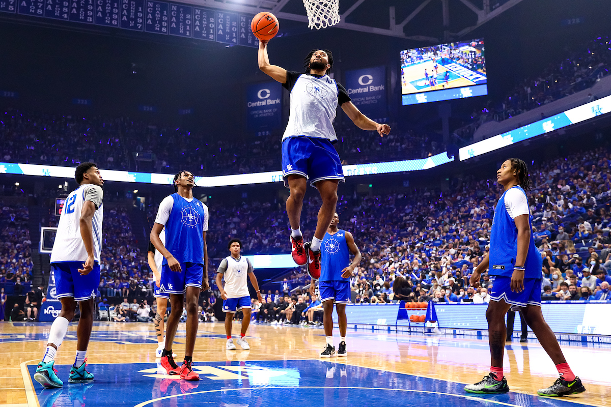Davion Mintz. 

Big Blue Madness.

Photo by Eddie Justice | UK Athletics