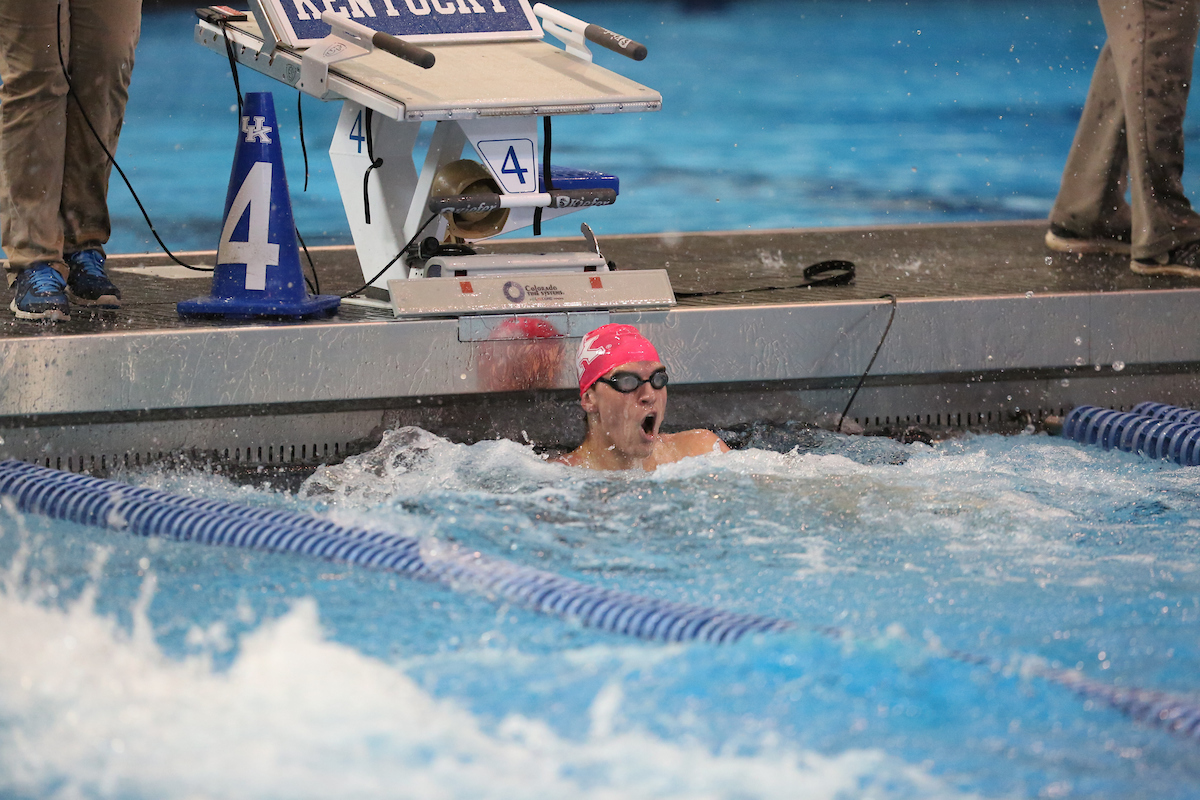 UK Swimming & Diving in action against LSU on Tuesday, October 23rd, 2018 at the Lancaster Aquatic Center in Lexington, Ky.

Photos by Noah J. Richter | UK Athletics