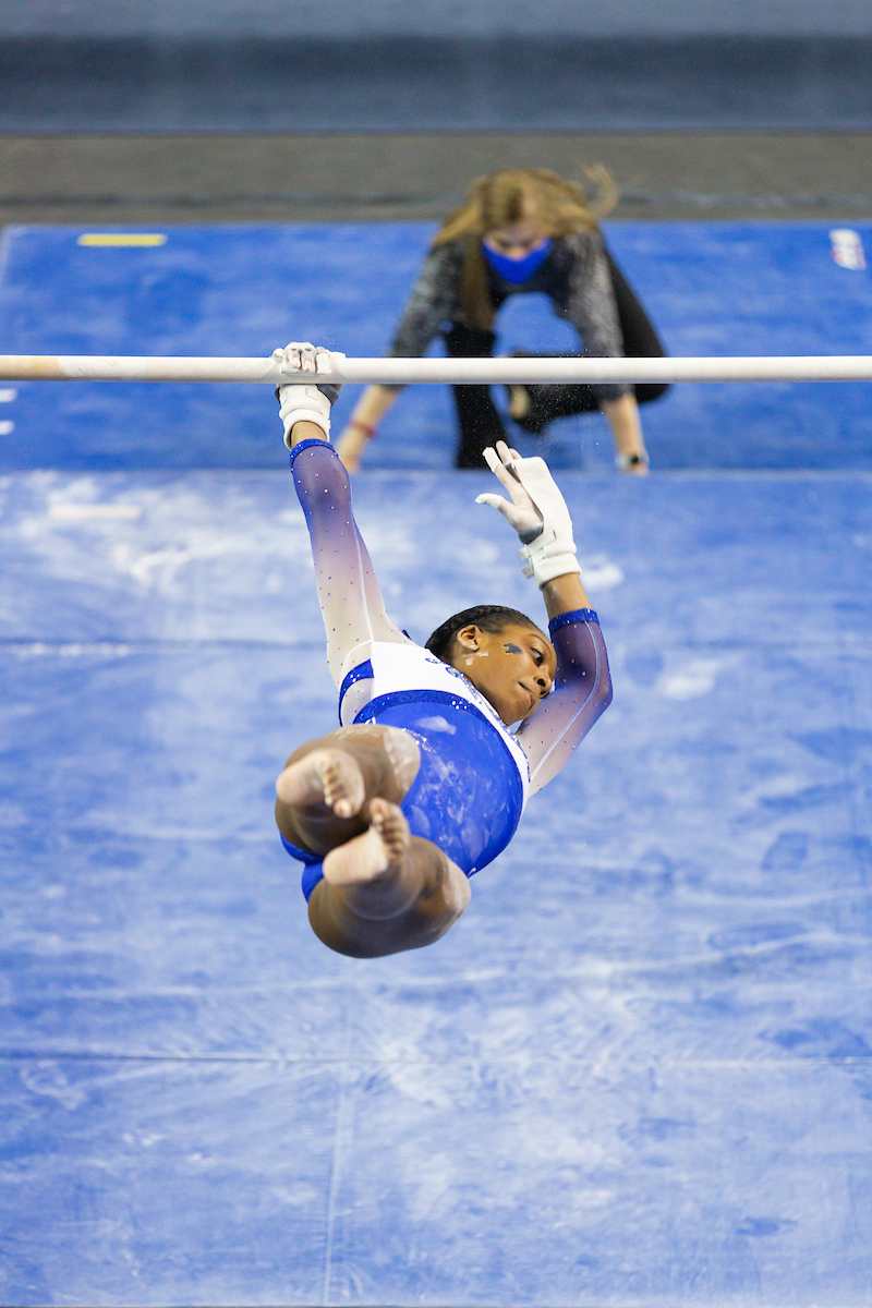 Cally Nixon.

Kentucky beats LSU 197.100 - 196.800

Photo by Grant Lee | UK Athletics