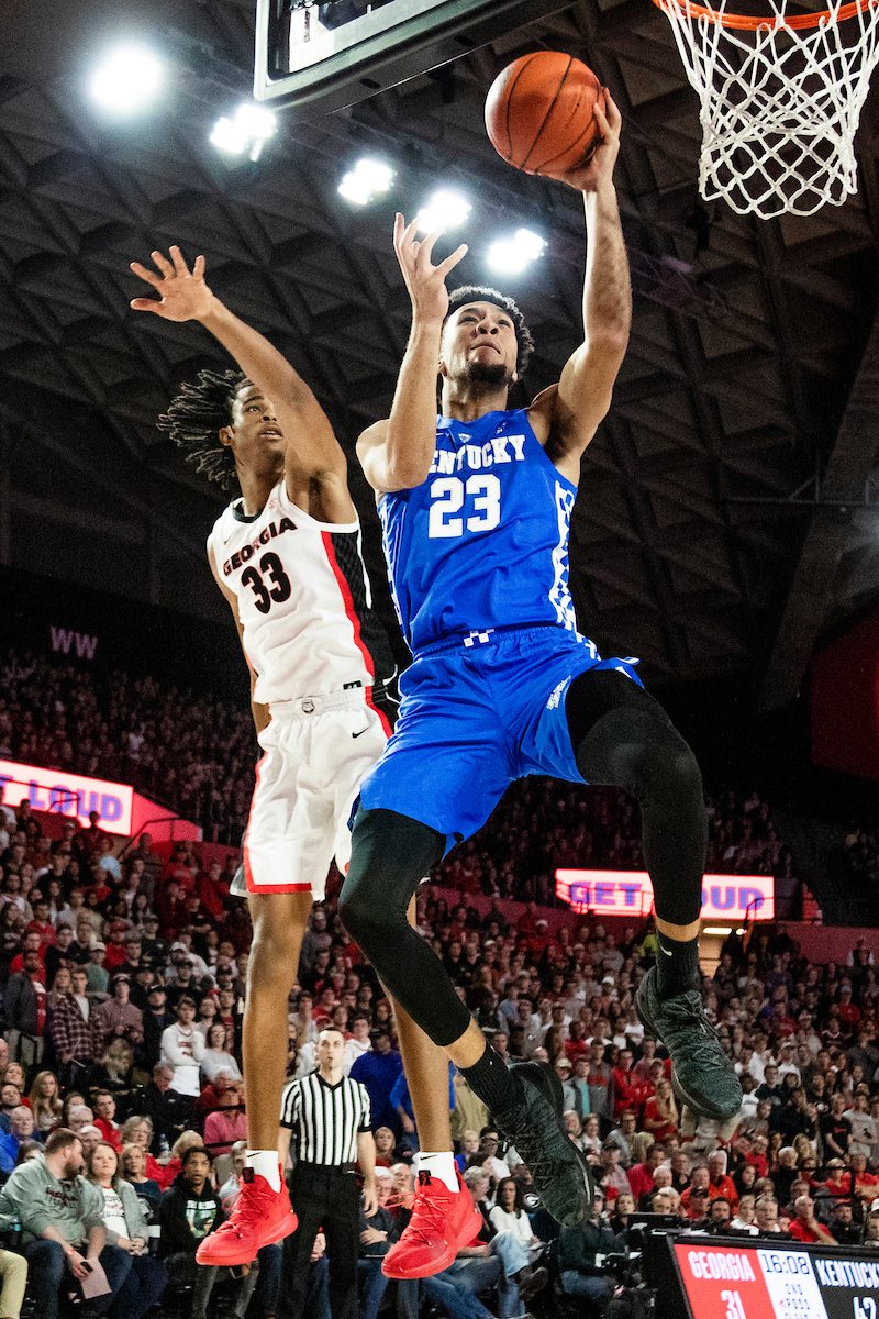 EJ Montgomery.

Kentucky beat Georgia 69-49 at Stegeman Coliseum in Athens, Ga., on Tuesday, January 15, 2019.

Photo by Chet White | UK Athletics