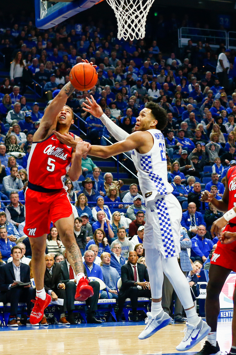 EJ Montgomery. 

UK beat Ole Miss 67-62

Photo By Barry Westerman | UK Athletics