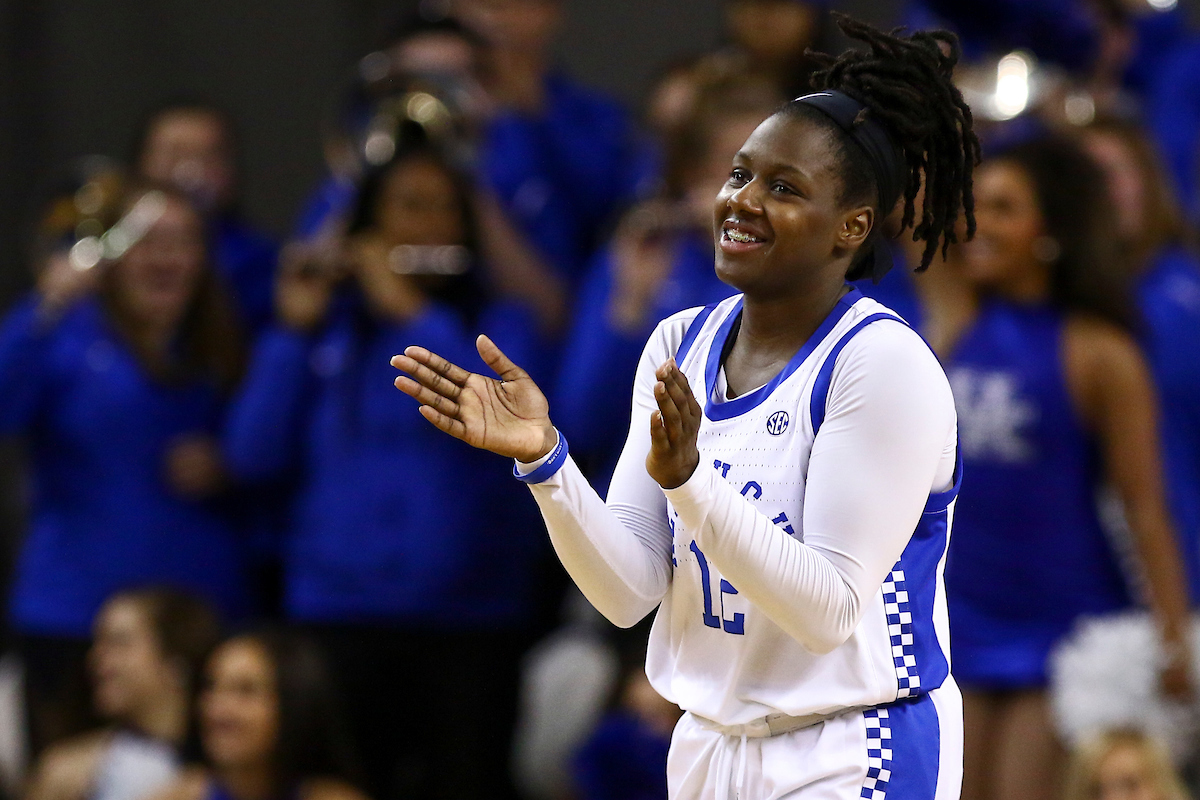 Amanda Paschal. 

Kentucky beat Alabama 66-62.

Photo by Grace Bradley | UK Athletics