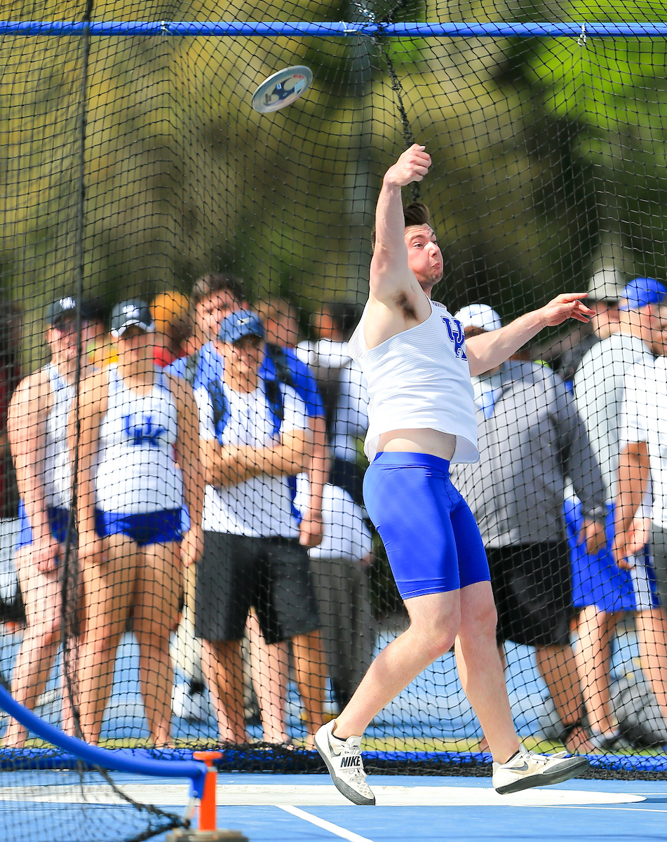 during the Pepsi Florida Relays at James G. Pressly Stadium on Friday, March 29, 2019 in Gainesville, Fla. (Photo by Matt Stamey)