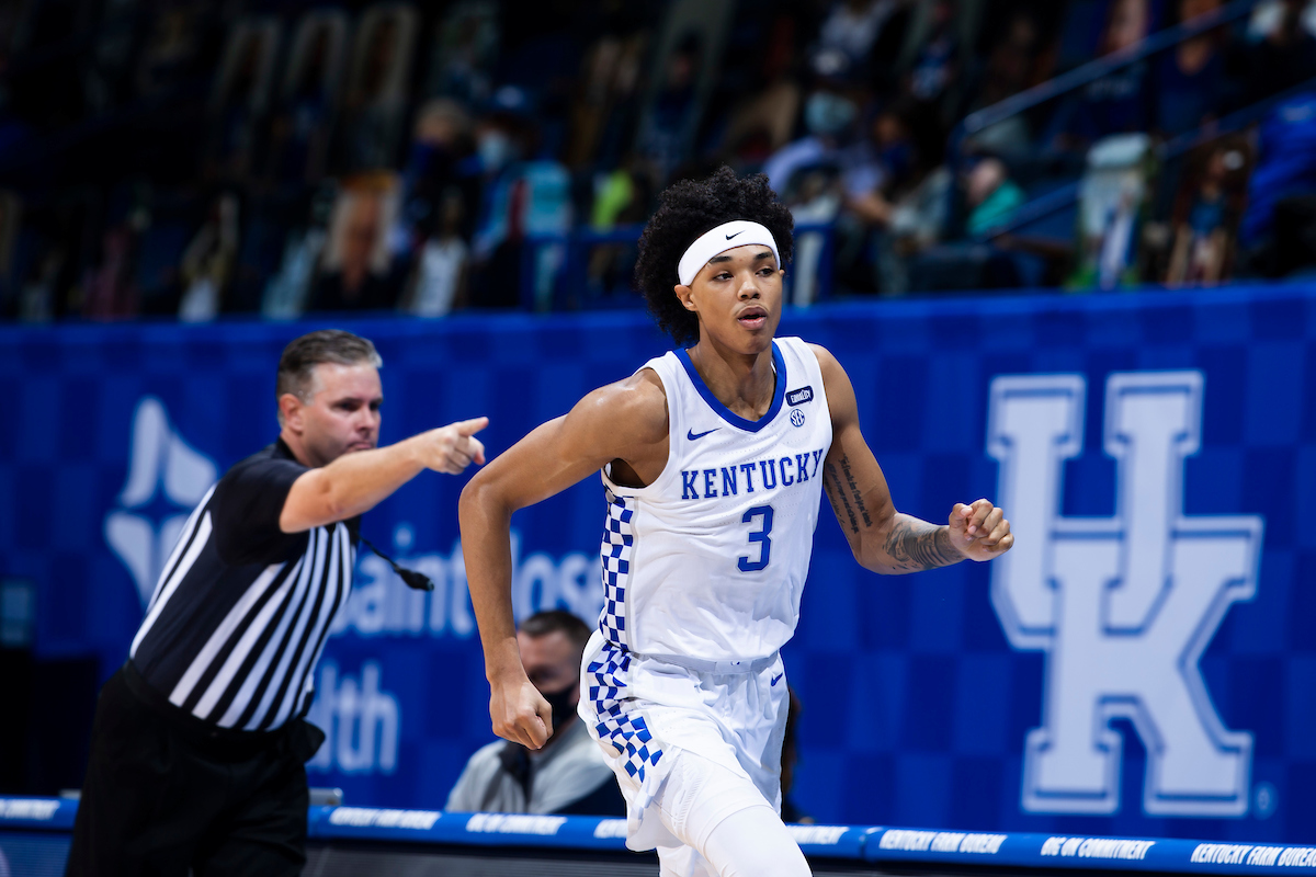 Brandon Boston Jr.

Kentucky falls to Notre Dame 64-63.

Photo by Chet White | UK Athletics