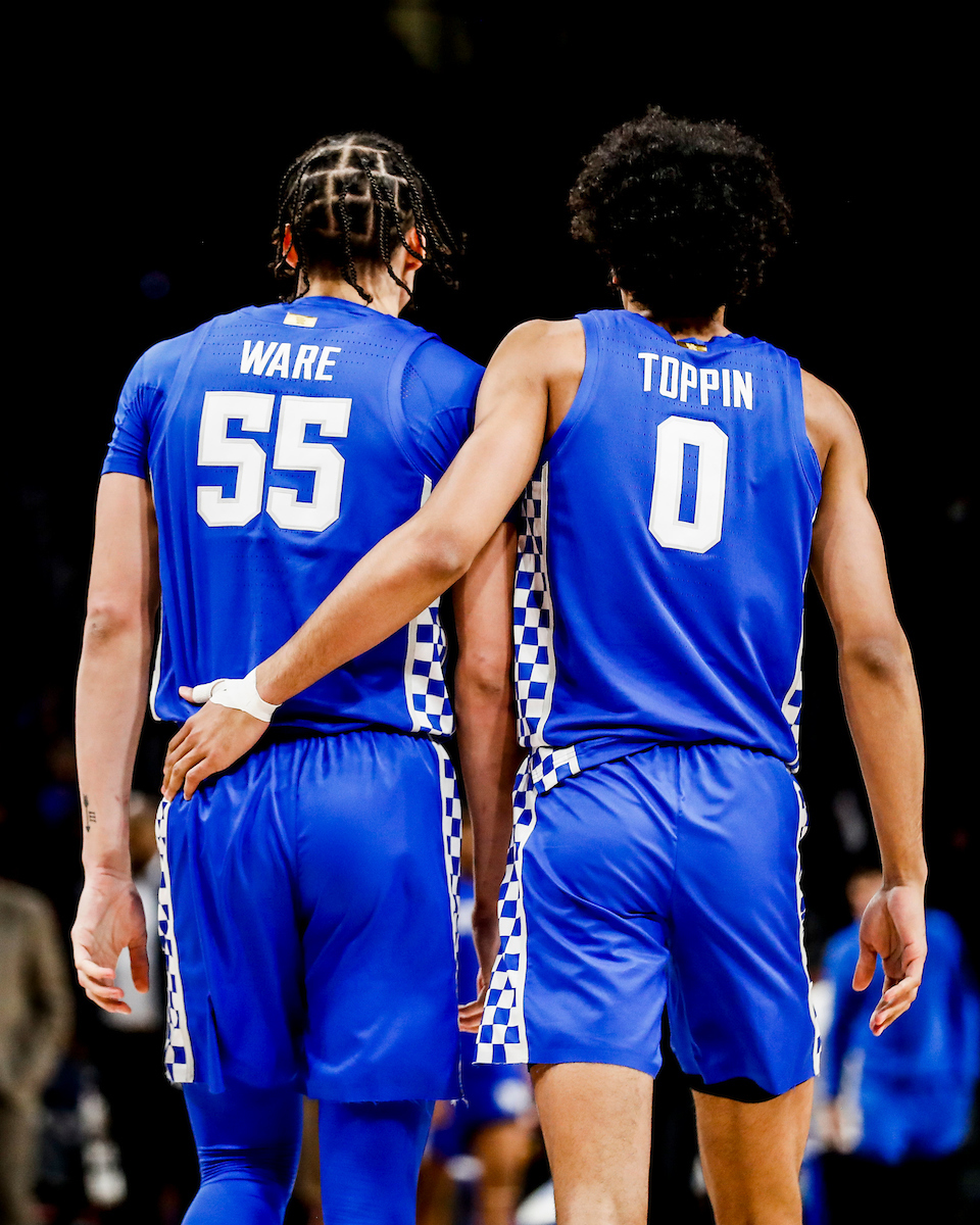 Lance Ware. Jacob Toppin.

Kentucky beat South Carolina 86-76.

Photos by Chet White | UK Athletics