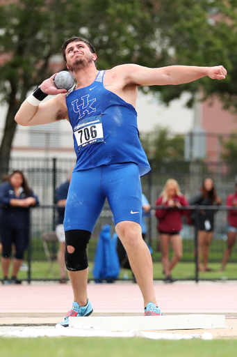 Noah Castle.

Day three of the NCAA Track and Field Championships East Regional on Saturday, May 26, 2018, at the USF Track and Field Stadium in Tampa, Fl.

Photo by Chet White | UK Athletics