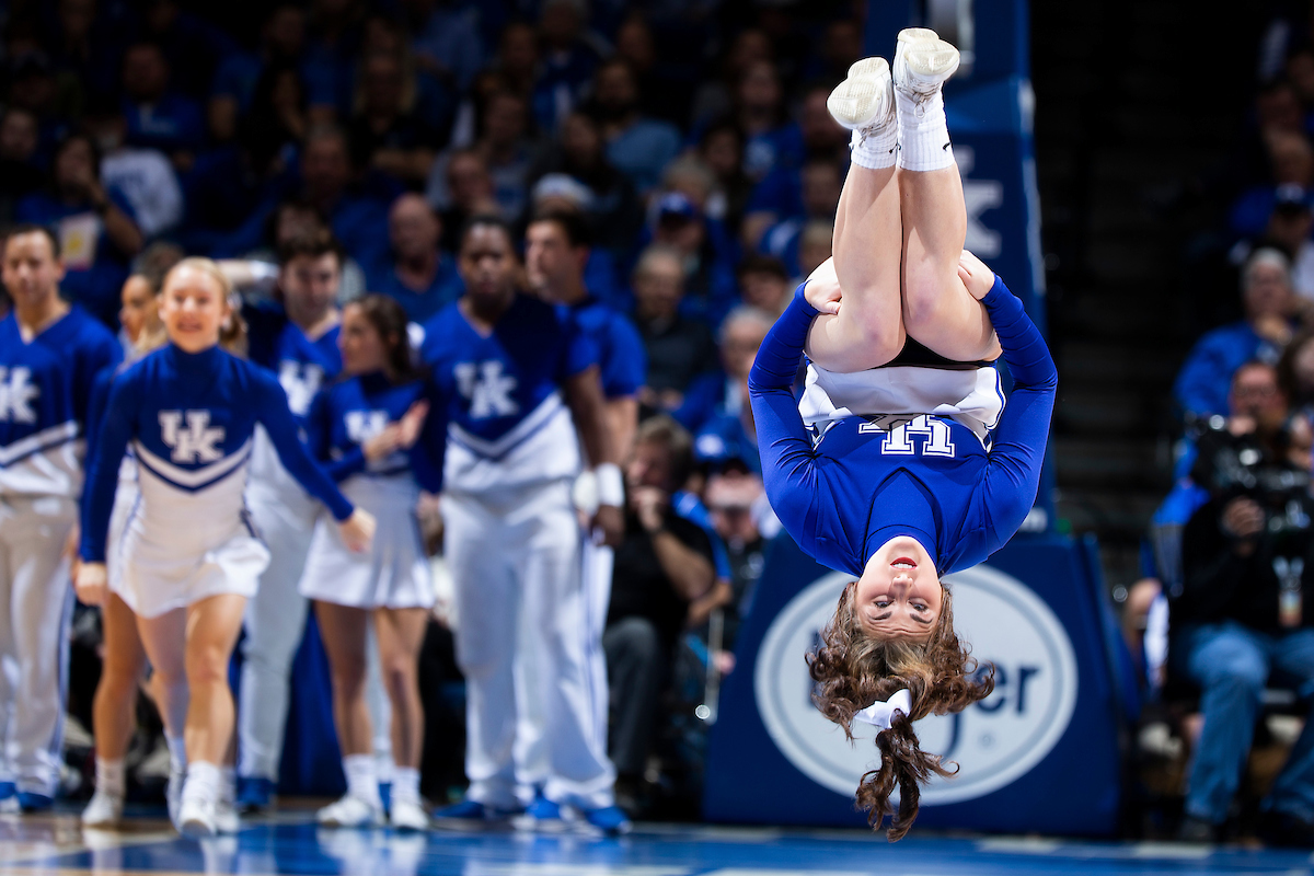 Cheerleaders.

Kentucky beat Tennessee State 77-62.

Photo by Chet White | UK Athletics