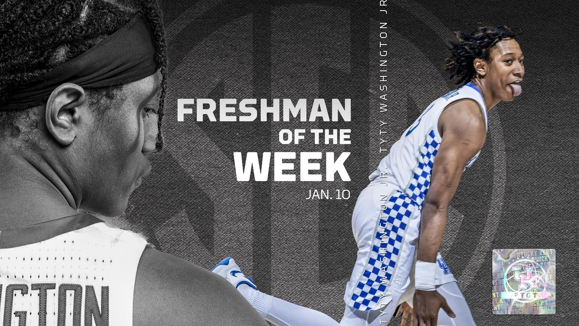 TyTy Washington Jr. Wins Third Straight SEC Freshman of the Week