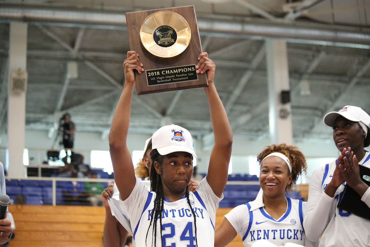 Game Three - Kentucky vs. UNC

The women's basketball team travels to Saint Thomas to compete in the 2018 Paradise Jam Tournament from November 22nd-24th at the University of the Virgin Islands.

Photos by Noah J. Richter | UK Athletics