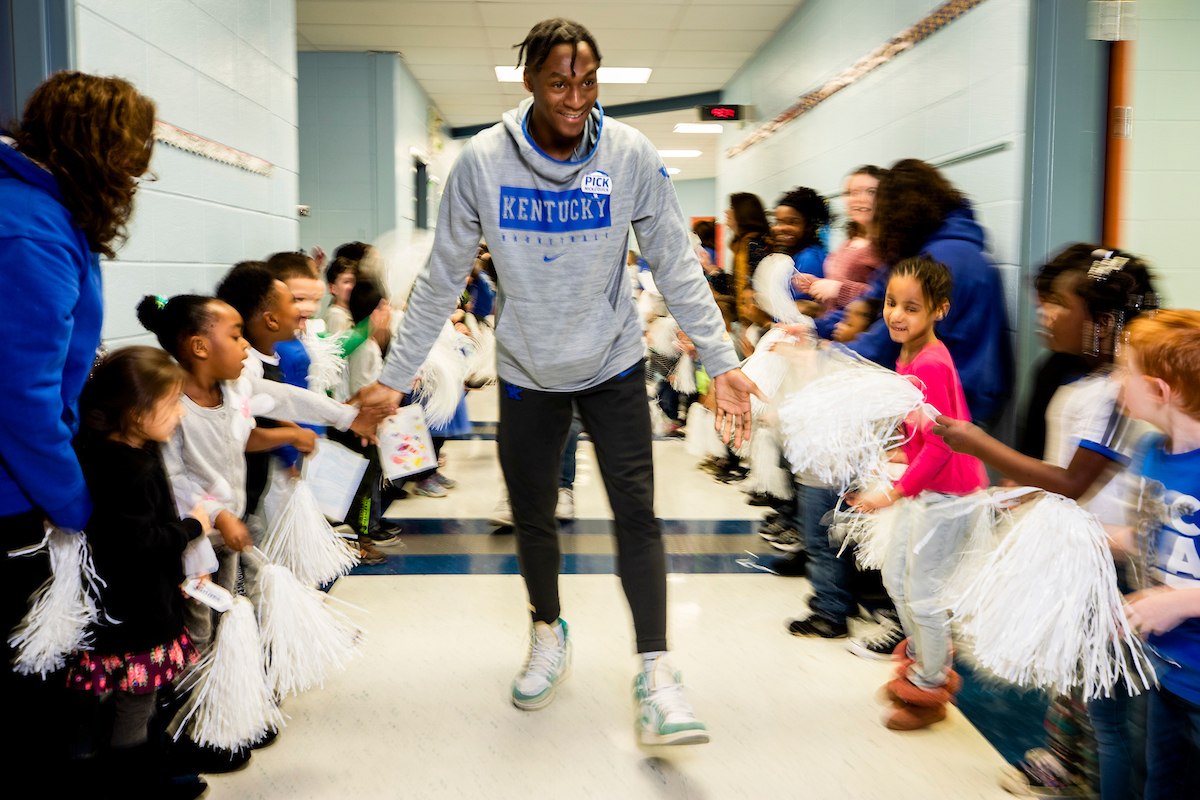 Nick Richards and Immanuel Quickley. #PickNickAndQuick.

Photo by Chet White | UK Athletics