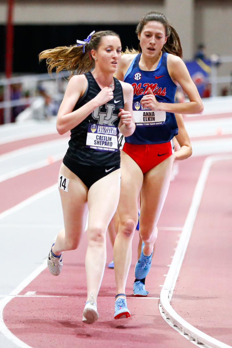 Caitlin Shepard.

Day one of the 2019 SEC Indoor Track and Field Championships.

Photo by Chet White | UK Athletics