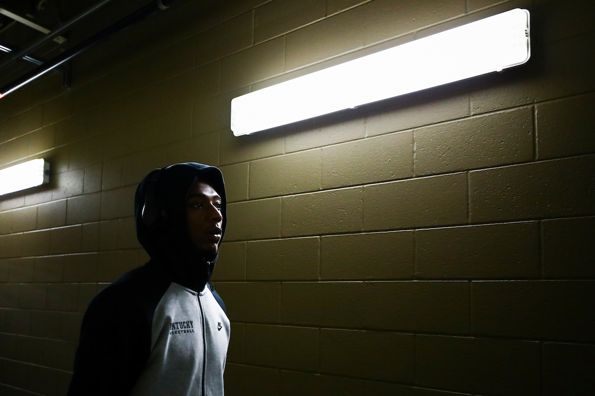 Ashton Hagans. 

Kentucky falls to Auburn 75-66.

Photo by Chet White | UK Athletics