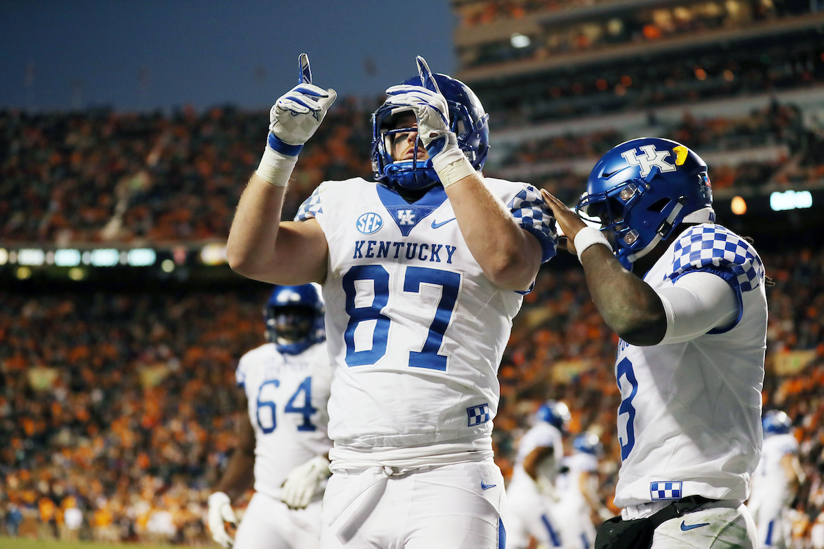 Cj Conrad

Football falls to Tennessee 24-7.

Photo by Britney Howard  | UK Athletics