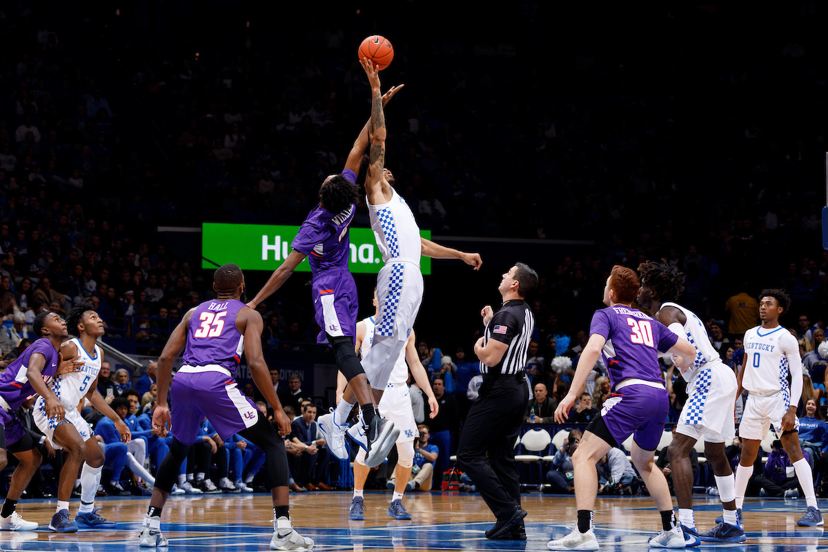 Tip-off.

UK falls to Evansville 67-64.


Photo by Elliott Hess | UK Athletics