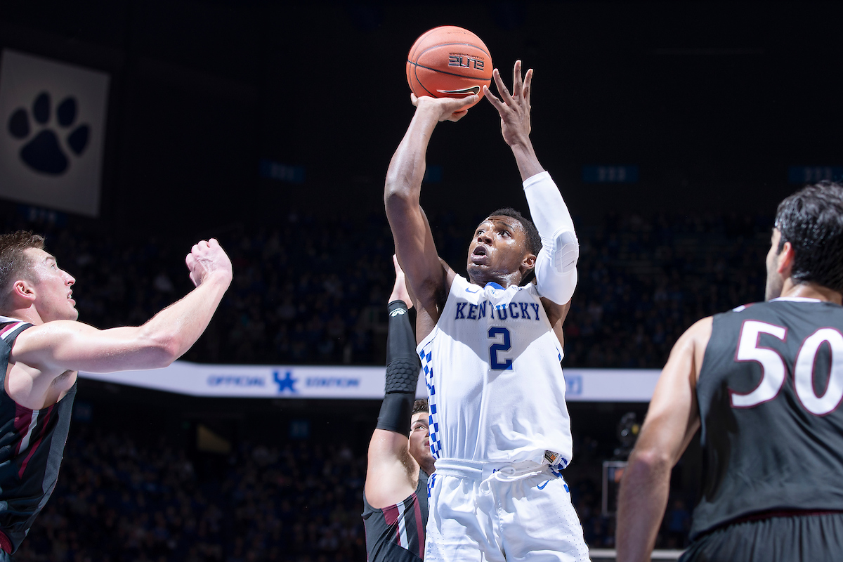 Ashton Hagans.

Men's basketball beat IUP 86-64

Photo by Chet White | UK Athletics