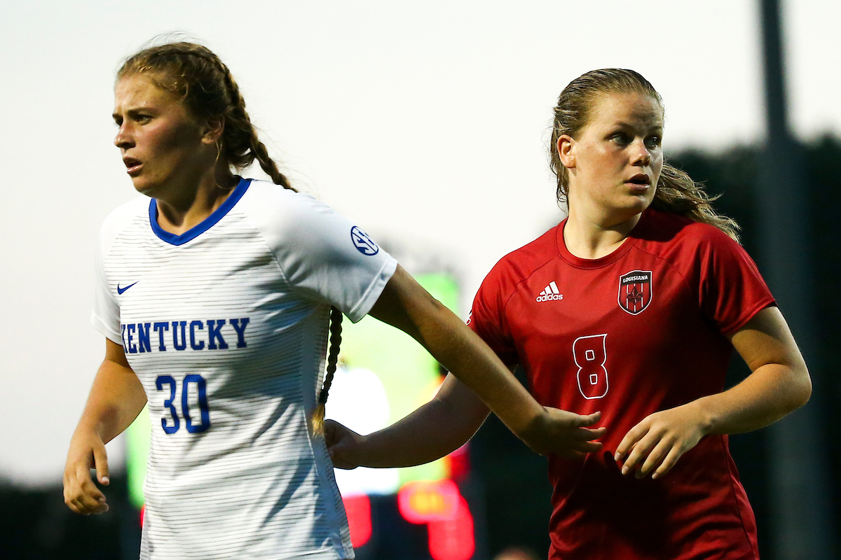 Jordyn Rhodes.

Kentucky beats Louisiana Lafayette 5-0.

Photo by Grace Bradley | UK Athletics