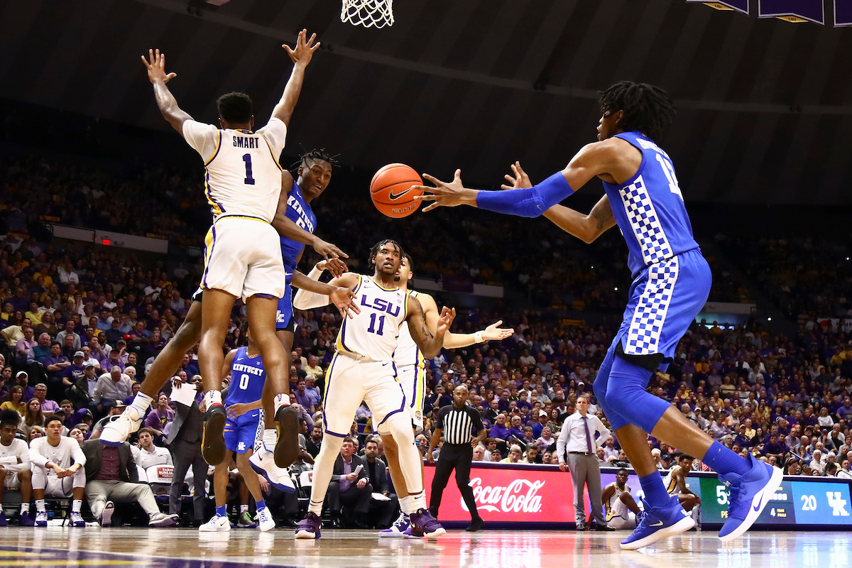 Immanuel Quickley. Keion Brooks Jr.

Kentucky beat LSU 79-76.

Photo by Chet White | UK Athletics