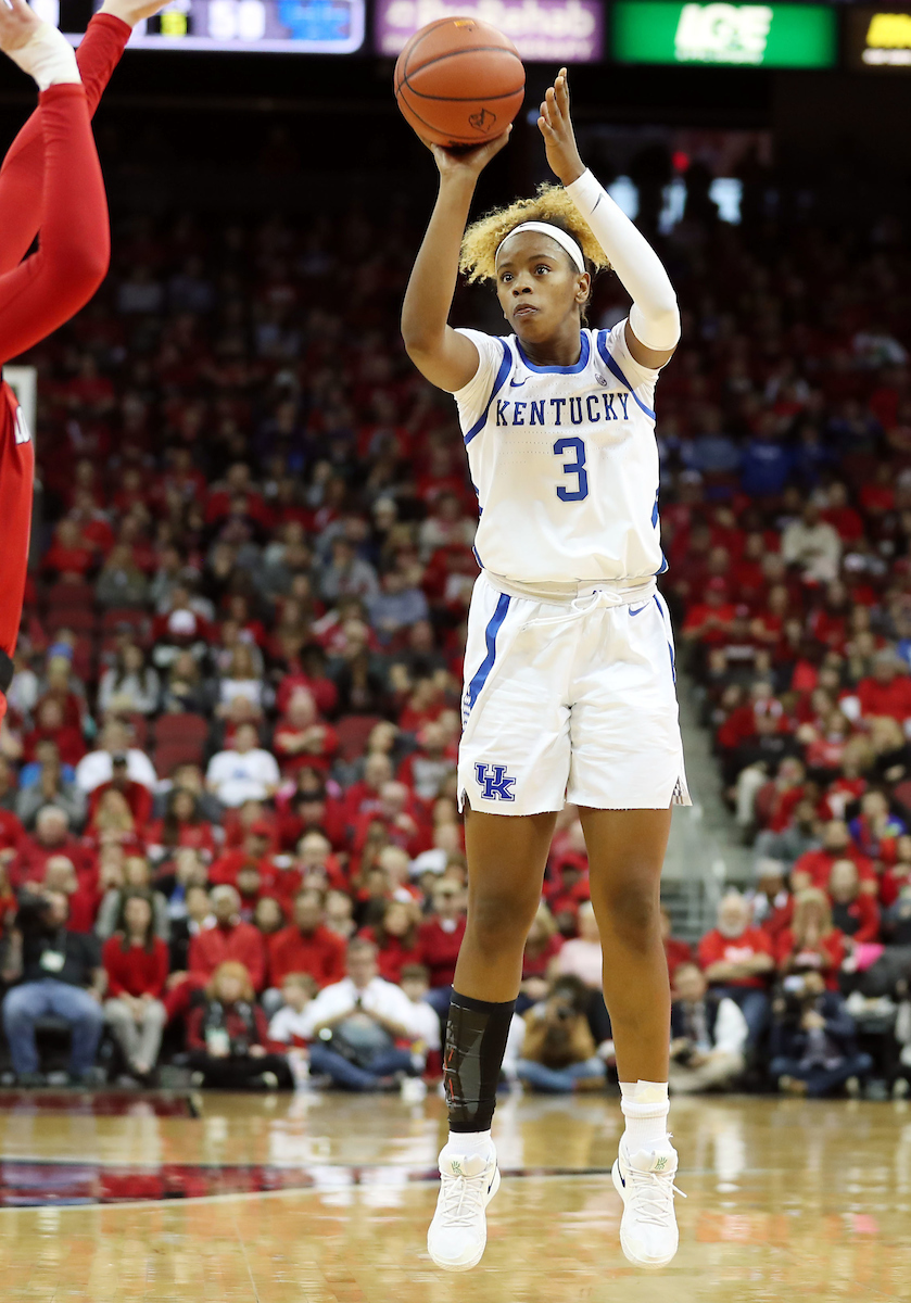 KeKe McKinney

Women's Basketball loses to Louisville on Sunday, December 9, 2018 at the Yum! Center.  

Photo by Britney Howard  | UK Athletics