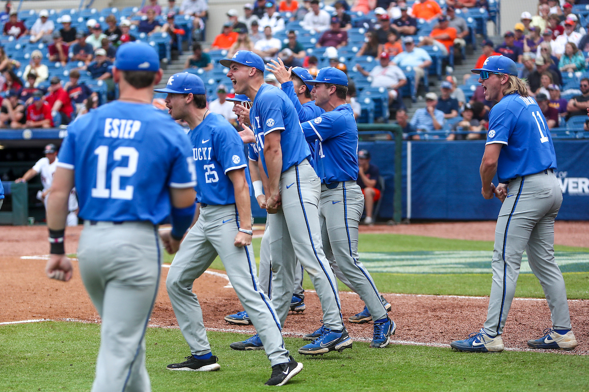 Seth Logue. Mason Moore.

Kentucky beats Auburn 3-1.

Photo by Sarah Caputi | UK Athletics