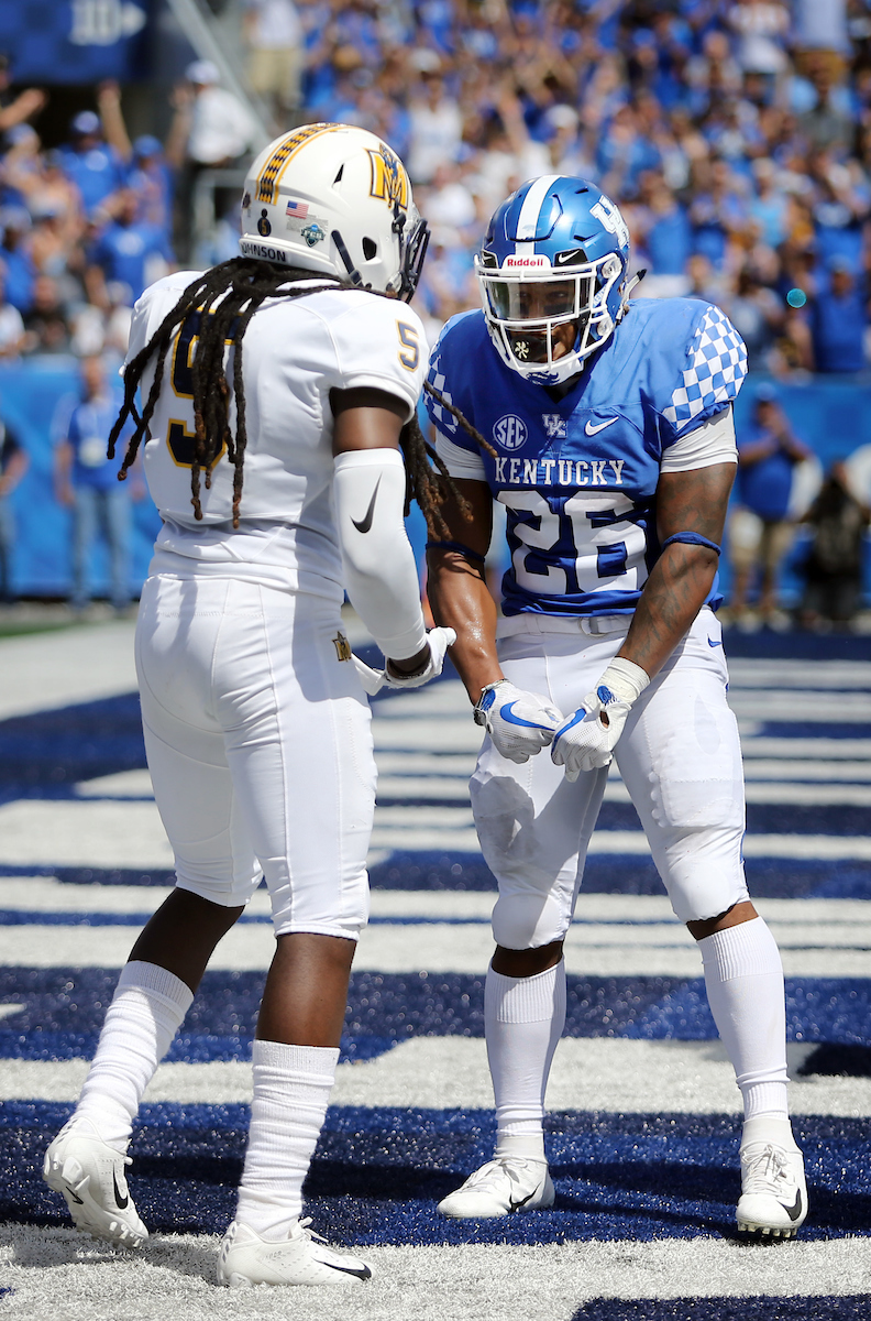 Benny Snell

UK football beats Murray State 48-10.

Photo by Britney Howard | UK Athletics