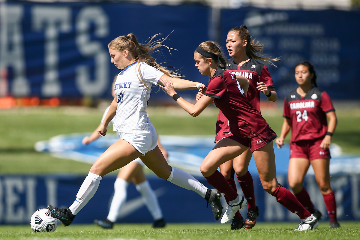 Jordyn Rhodes.

Kentucky falls to South Carolina 2-1.

Photo by Grace Bradley | UK Athletics