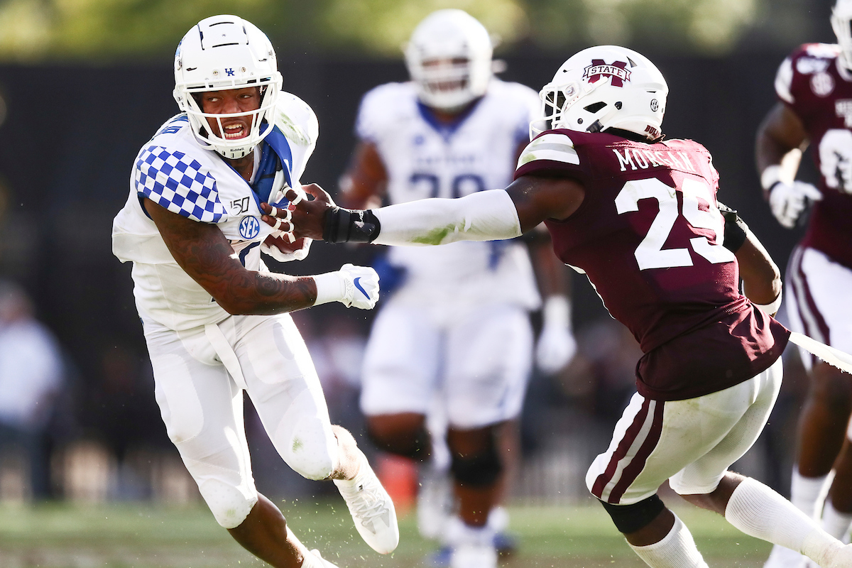 LYNN BOWDEN JR.

Kentucky falls to Mississippi State, 28-13.

Photo by Elliott Hess | UK Athletics