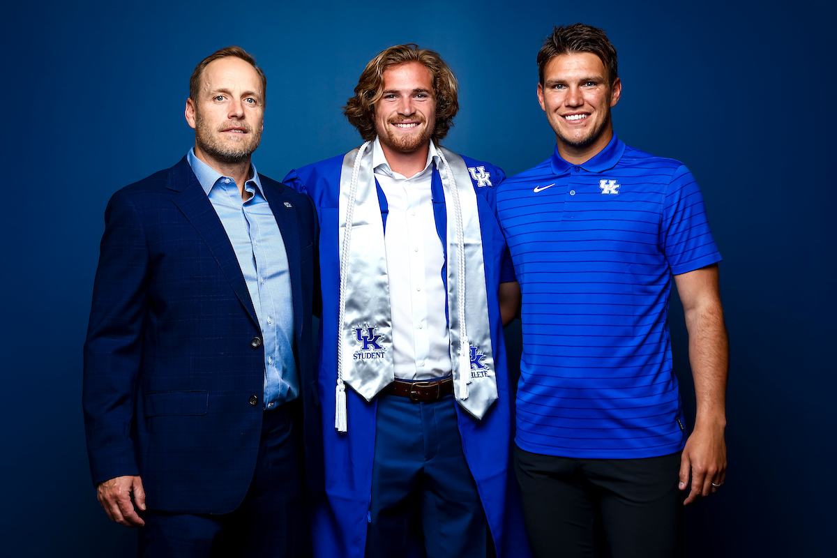 Clay Holstad.

May 2022 CATS graduation.

Photo by Eddie Justice | UK Athletics