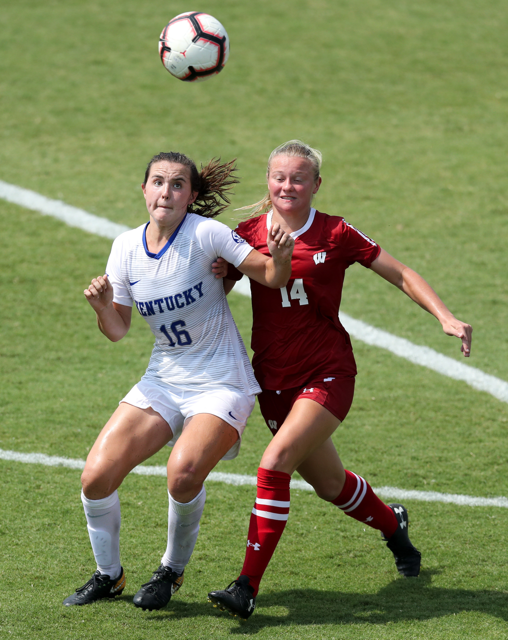 EMMA SHIELDS.

The University of Kentucky women's soccer team falls to Wisconsin 3-1 Sunday, August 26, at the Bell Soccer Complex in Lexington, Ky.

Photo by Elliott Hess | UK Athletics