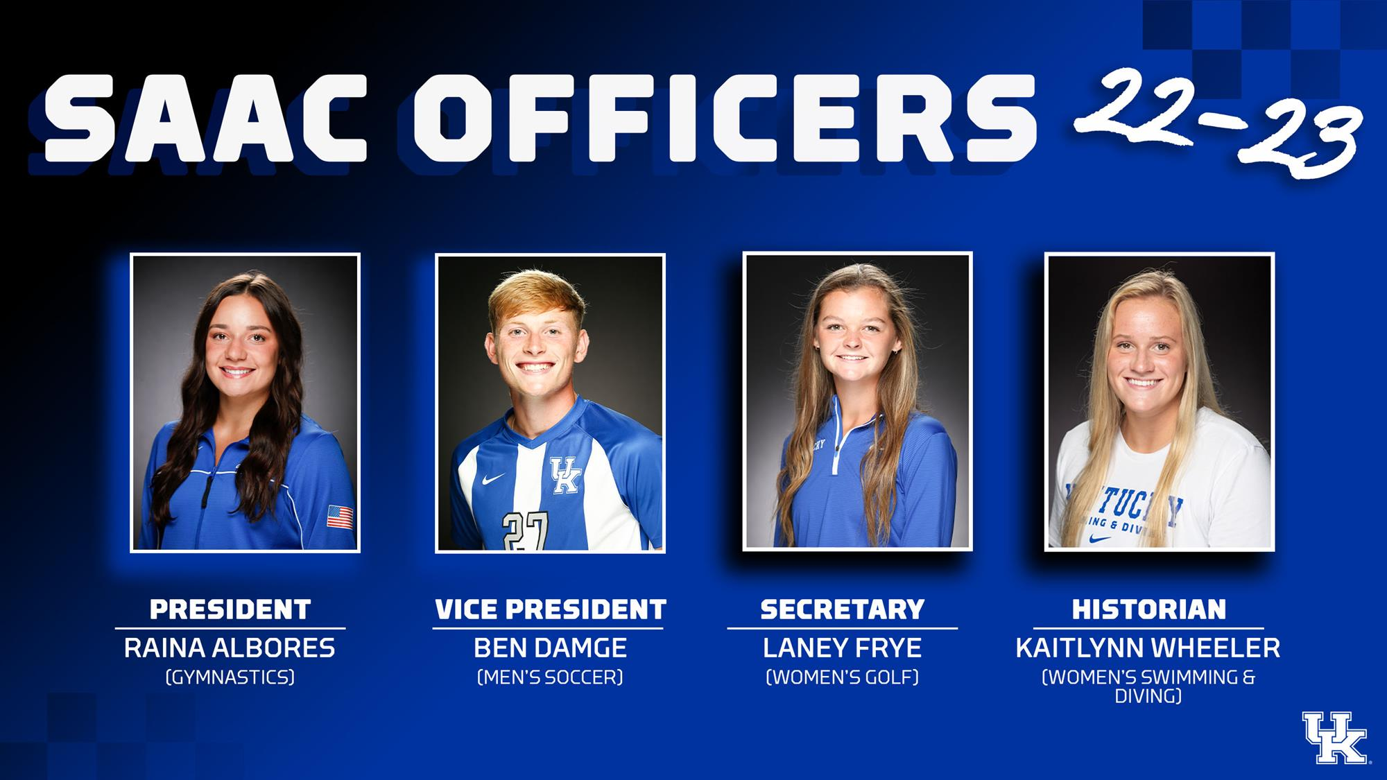 UK Athletics SAAC Elects Officers for 2022-23