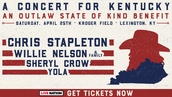 Chris Stapleton Announces 'A Concert for Kentucky'