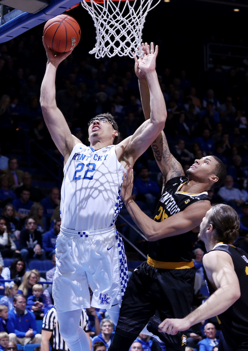 Reid Travis

UK Men's Basketball beat Winthrop University 87-74 on Wednesday, November 21, 2018.

Photo by Britney Howard  | UK Athletics