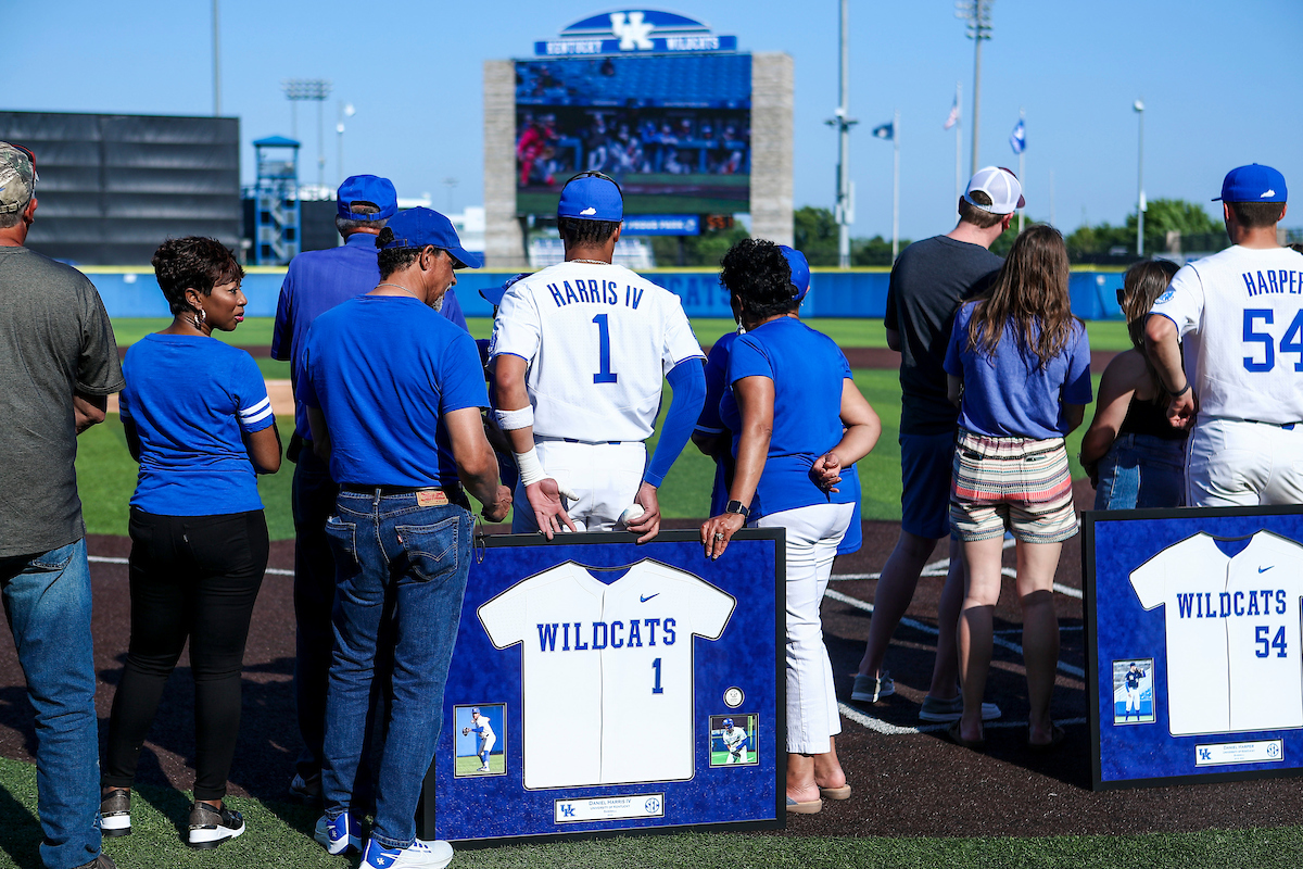 Daniel Harris IV. 

2022 Kentucky Baseball Senior Day.

Photo by Sarah Caputi | UK Athletics