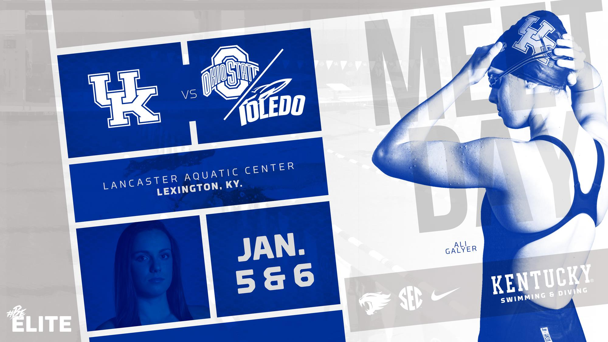 Wildcats Welcome Ohio State, Toledo for Two-Day Tri Meet