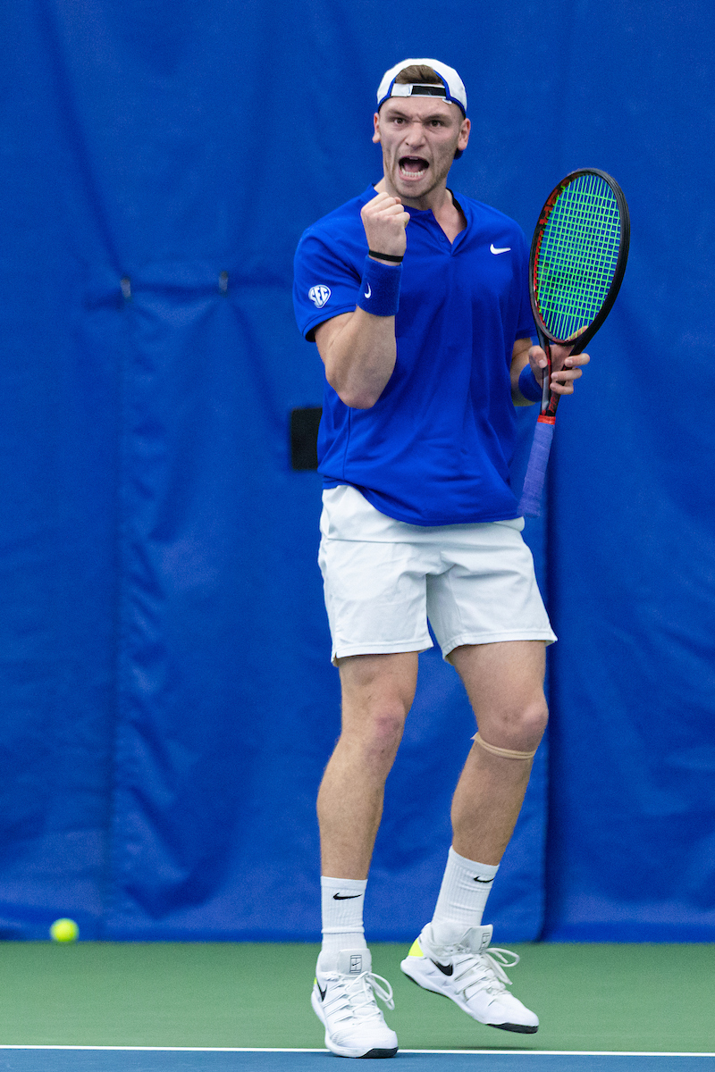 Millen Hurrion.

Kentucky beats Notre Dame 7 - 0

Photo by Grant Lee | UK Athletics
