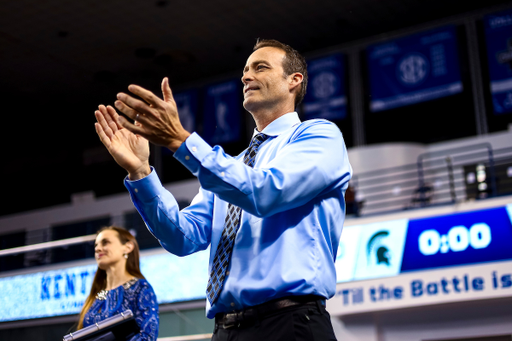 Tim Garrison.Kentucky beats Michigan State on senior day.Photo by Eddie Justice | UK Athletics